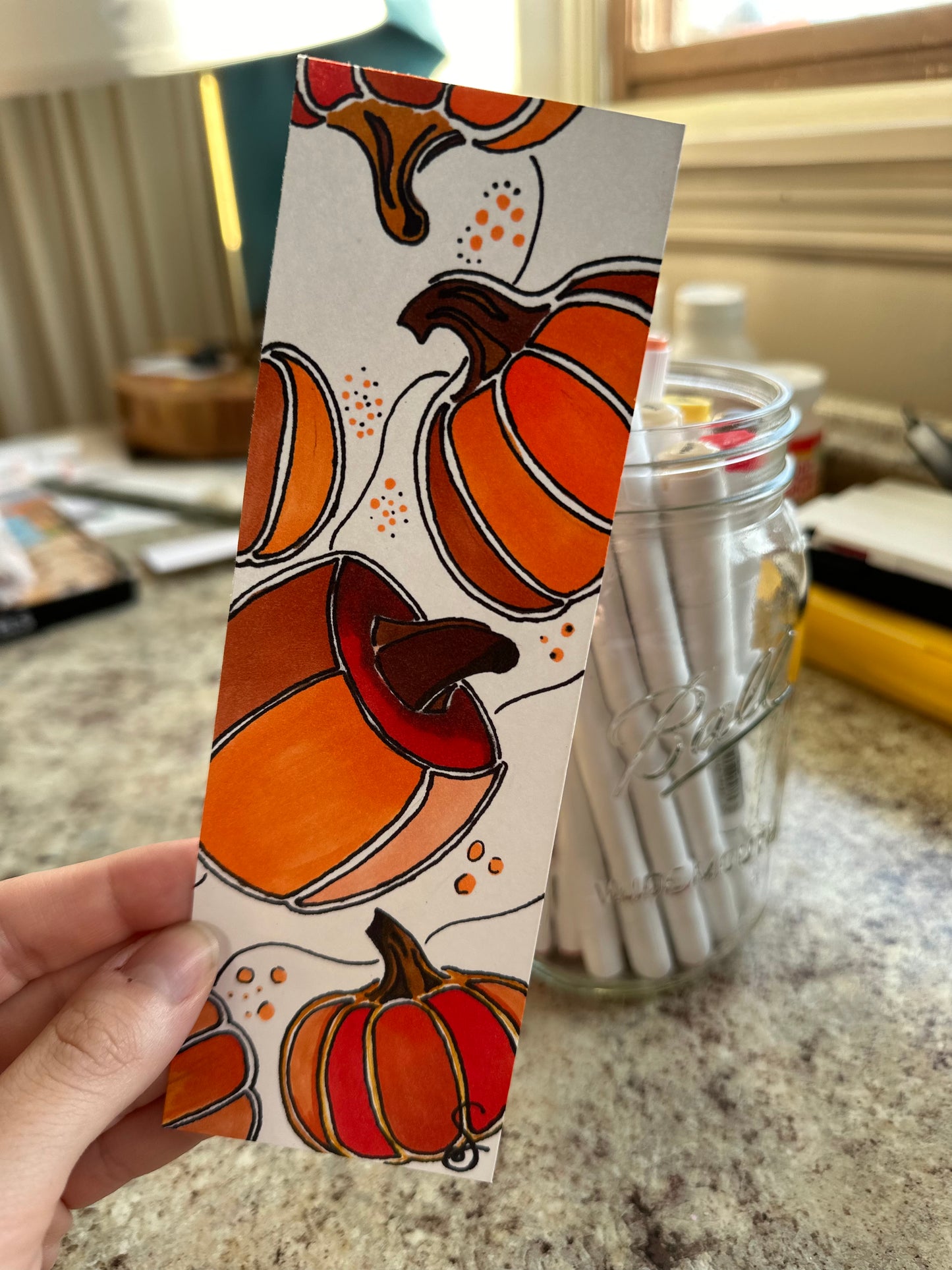 Pumpkins Bookmark