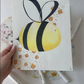 Bee & Flowers Print