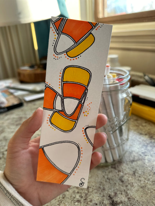 Candy Corn Bookmark