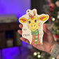 Giraffe Holiday Gift Tag