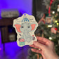 Elephant Holiday Gift Tag