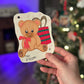 Teddy Bear Holiday Gift Tag