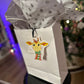 Giraffe Holiday Gift Tag