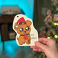 Puppy Holiday Gift Tag