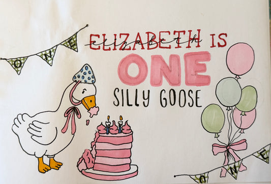 One Silly Goose Banner