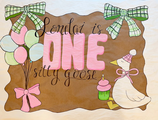 {Name} is One Silly Goose Banner
