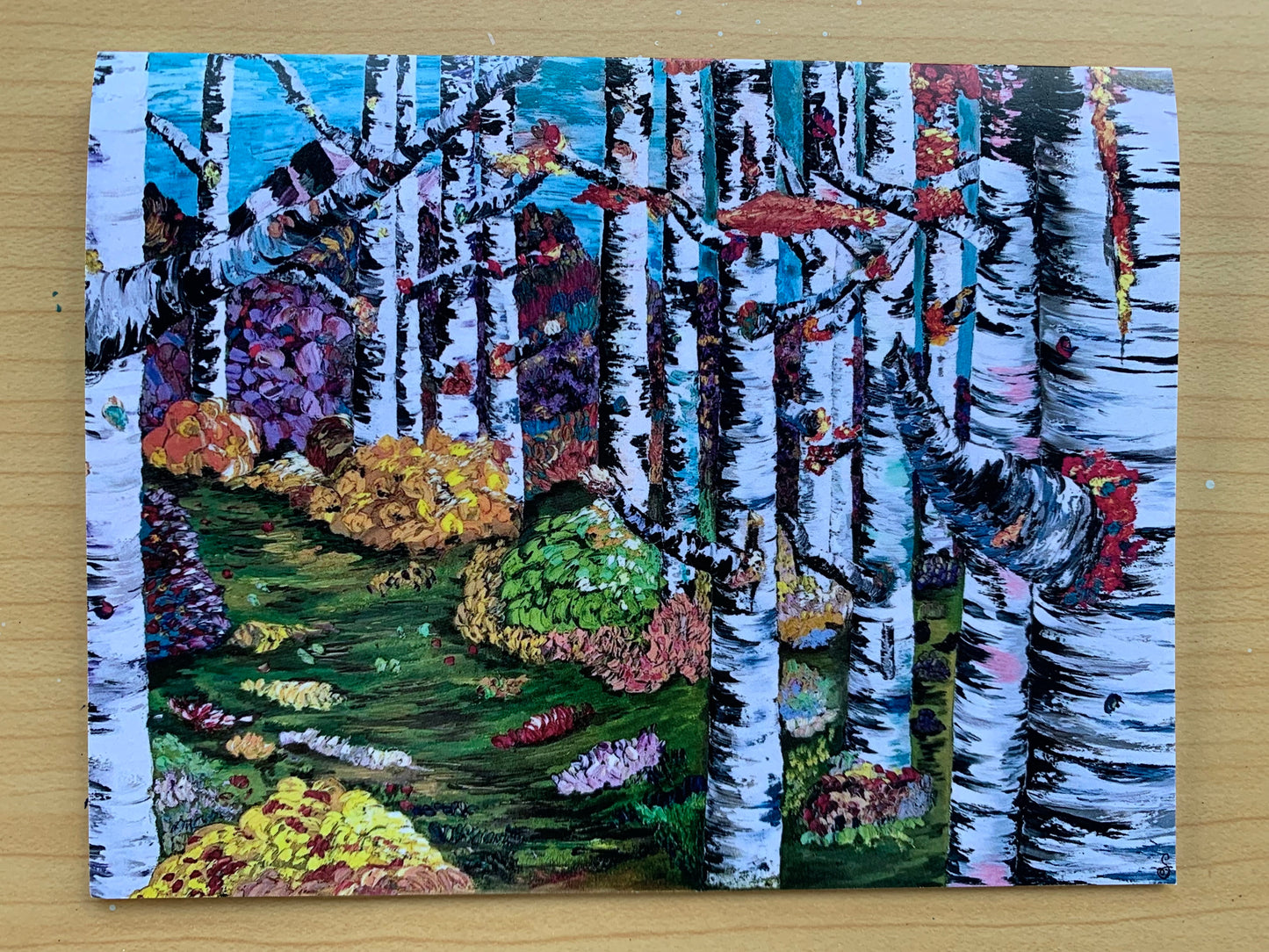 A Walk in the Woods Greeting Card