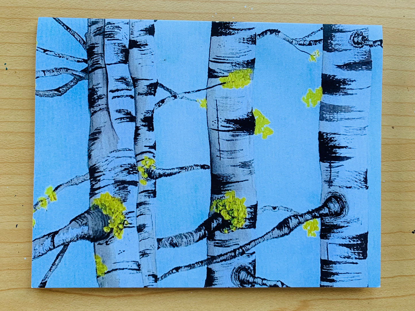 Birch Trees Greeting Card