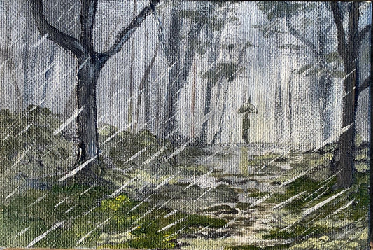 Through the Woods Painting