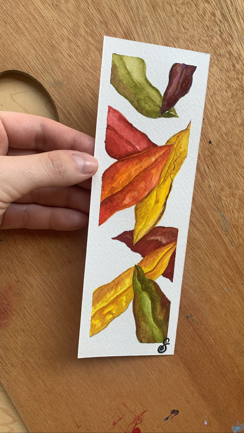 Fall Leaves Bookmark